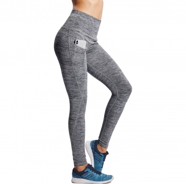 NELEUS Womens Yoga Running Leggings with Pocket Tummy Control High Waist,Black+Gray+NavyBlue,US size XL 2