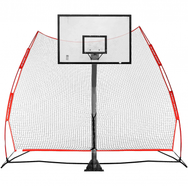 Rukket Sports Basketball 12x13 Return Net Guard and Backstop, Hoop Rebound Back Netting Attachment (XL Return Net) 1